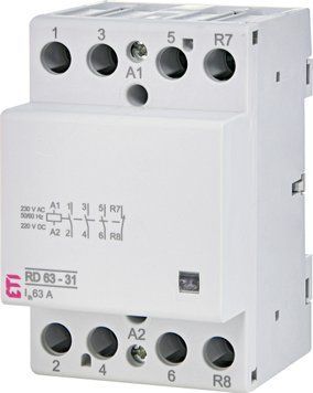 Контактор модульний RD 63-31 230V AC/DC ETI 2464028 2464028 фото