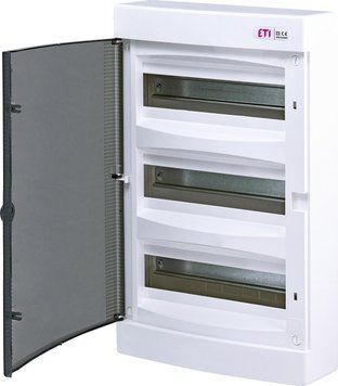 Щит 36 модулів ECT36PT зовнішній прозорі двері ETI 1101004 1101004 фото