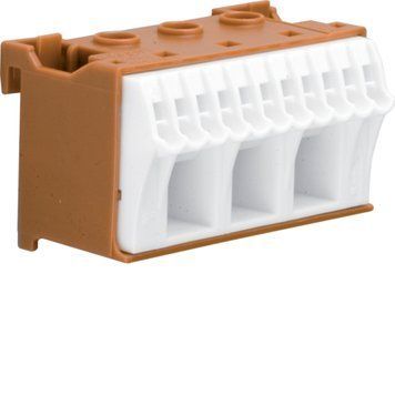 KN14P QuickConnect PE-клемма 2x16мм&sup2;+8x4мм&sup2; Hager KN14P фото