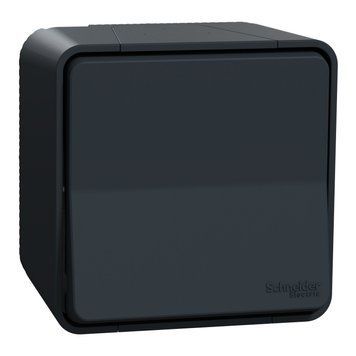Переключатель 1-клавишный накладной Mureva Styl IP55 черный MUR35021 MUR35021 фото