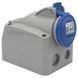 Розетка накладная 16A 2К+З 230В IP44 P17 Tempra Pro 555154 555154 фото 1