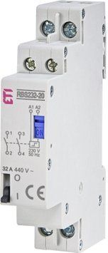 Контактор імпульсний RВS 232-20 230V AC (32A 2NO) ETI 2464105 2464105 фото