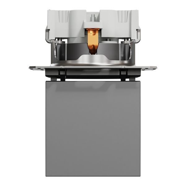 Розетка з з/к та кришкою антрацит Asfora Schneider Electric EPH3100171 EPH3100171 фото