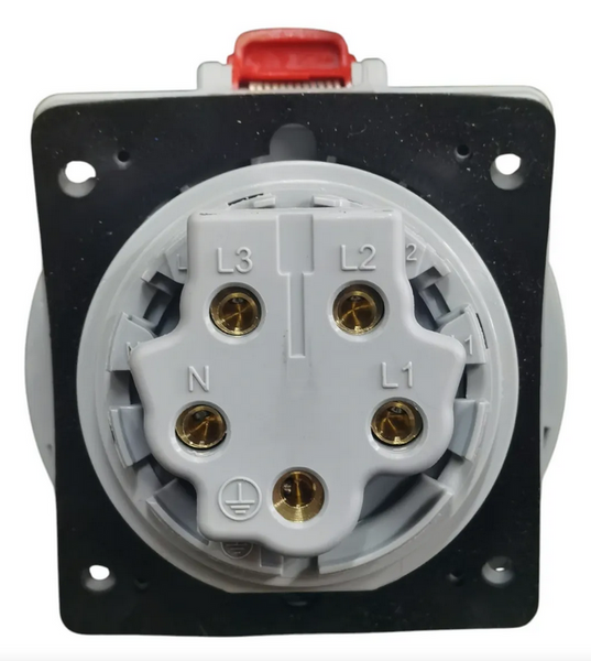 Розетка панельная 32A 3К+Н+З 415В IP67 P17 Tempra Pro 555489 555489 фото