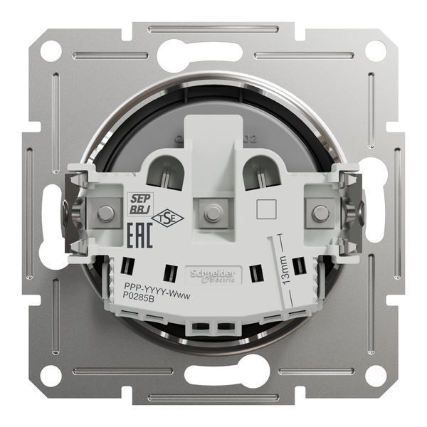 Розетка без заземлення антрацит Asfora Schneider Electric EPH3000171 EPH3000171 фото