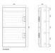 Щит Mistral IP65 зовнішній 72 модулі прозорі двері ABB 1SLM006501A1209 1SLM006501A1209 фото 5