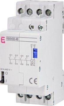Контактор імпульсний RВS 432-40 230V AC (32A 4NO) ETI 2464126 2464126 фото