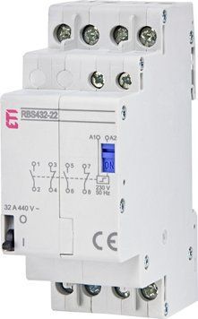 Контактор імпульсний RВS 432-22 230V AC (32A 2NO+2NC) ETI 2464138 2464138 фото