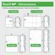 Щит Resi9 MP 18 модулей, навесной, серая дверь Schneider Electric MIP12118T MIP12118T фото 2