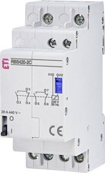 Контактор імпульсний RВS 420-2C 230V AC (20A 2CO) ETI 2464139 2464139 фото