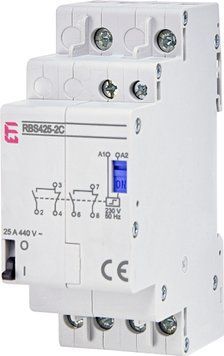 Контактор імпульсний RВS 425-2C 230V AC (25A 2CO) ETI 2464140 2464140 фото