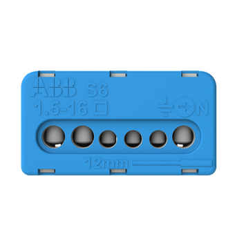 Клемна колодка N 3x16мм&sup2;+3x6мм&sup2;, 100А ABB 1SPE007715F0731 1SPE007715F0731 фото
