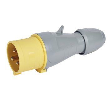 Вилка прямая 32A 2К+З 130В IP44 P17 Tempra Pro 555231 555231 фото