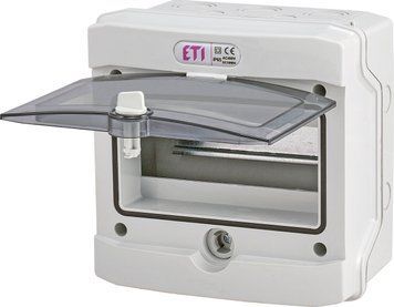 Щит 8 модулів ECH 8G IP65 накладний ETI 1101061 1101061 фото