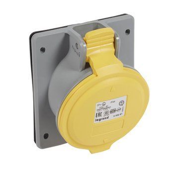 Розетка панельная 32A 2К+З 130В IP44 P17 Tempra Pro 555281 555281 фото