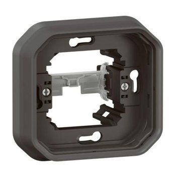 Рамка-супорт 1-постовая с монтажними лапками антрацит IP55 Plexo Legrand 069609L 069609L фото