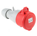 Розетка прямая 32A 3К+Н+З 415В IP44 P17 Tempra Pro 555219 555219 фото 1