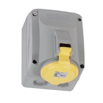 Розетка накладная 32A 2К+З 130В IP44 P17 Tempra Pro 555251 555251 фото