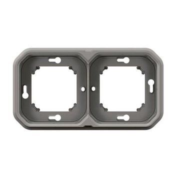 Рамка-супорт 2-постовая серая IP55 Plexo Legrand 069683L 069683L фото
