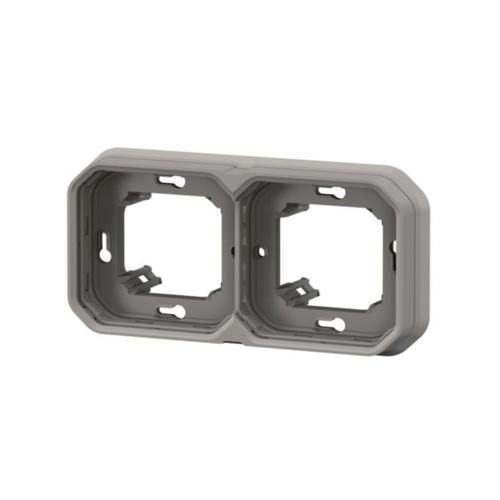 Рамка-супорт 2-постовая серая IP55 Plexo Legrand 069683L 069683L фото