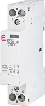 Контактор модульний RD 20-20 24V AC/DC ETI 2464005 2464005 фото
