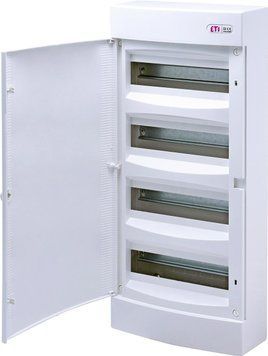 Щит 48 модулів ECT48PO зовнішній білі двері ETI 1101021 1101021 фото