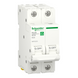Автоматический выключатель Resi9 2 полюса 25А B 6kA Schneider Electric R9F02225 R9F02225 фото 1