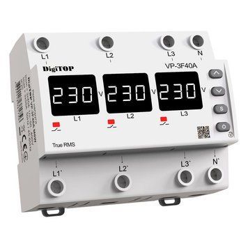 Трифазне реле напруги VP-3F40A M6W DigiTop VP-3F40A M6W фото