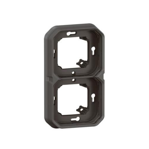 Рамка-супорт 2-постовая антрацит IP55 Plexo Legrand 069607L 069607L фото