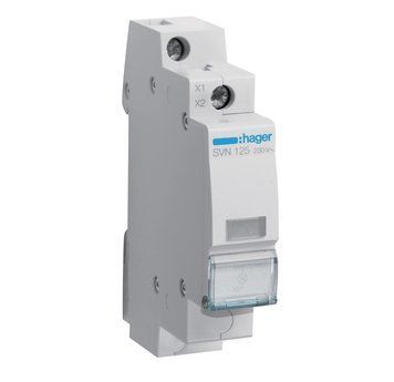 Індикатор LED 230В білий Hager SVN125 SVN125 фото