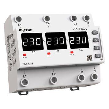 Трифазне реле напруги VP-3F63A M6W DigiTop VP-3F63A M6W фото