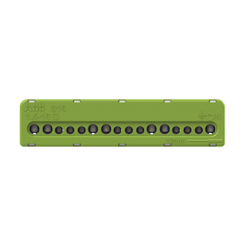 Клемна колодка PE 7x16мм&sup2;+9x6мм&sup2;, 100А ABB 1SPE007715F0743 1SPE007715F0743 фото