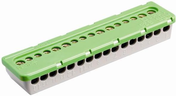 Клемна колодка PE 7x16мм&sup2;+9x6мм&sup2; 100А ABB 1SPE007715F0743 1SPE007715F0743 фото