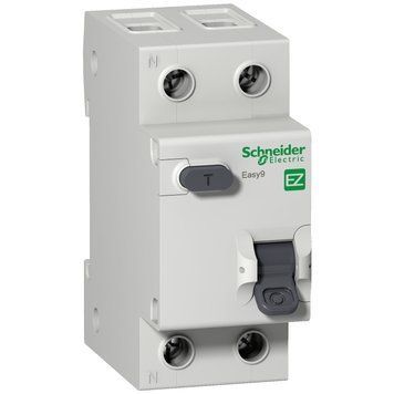 Диф. автомат Easy9, 1P+N, 40A 30mA C, тип AC 4.5kA Schneider Electric EZ9D34640 EZ9D34640 фото