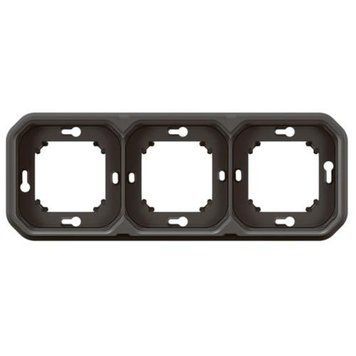 Рамка-супорт 3-постовая антрацит IP55 Plexo Legrand 069608L 069608L фото