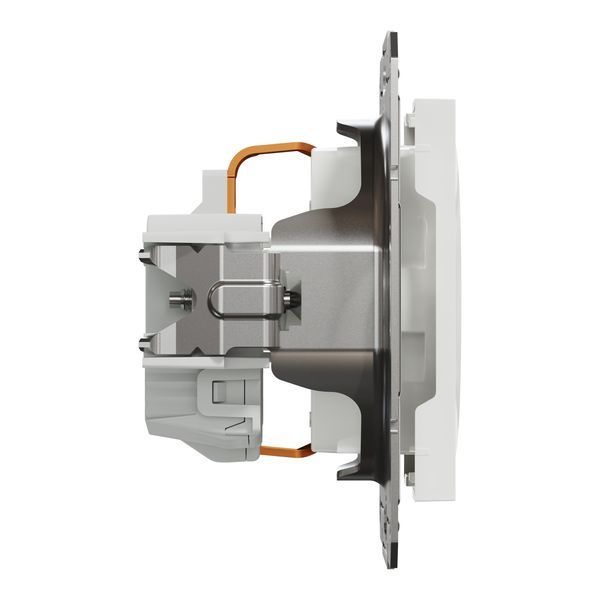 Розетка с з/к без рамки белая Asfora Schneider Electric EPH2970121 EPH2970121 фото
