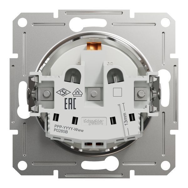 Розетка с з/к без рамки белая Asfora Schneider Electric EPH2970121 EPH2970121 фото