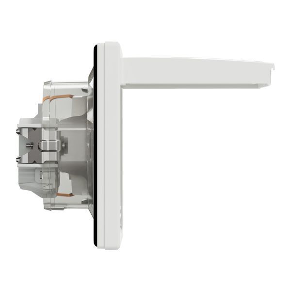 Розетка з з/к кришкою та шторками IP44 біла Asfora Schneider Electric EPH3100321 EPH3100321 фото