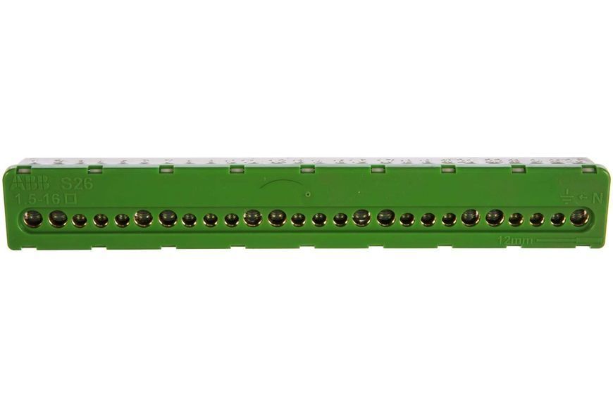 Клеммная колодка PE 11x16мм&sup2;+15x6мм&sup2;, 100А ABB 1SPE007715F0745 1SPE007715F0745 фото