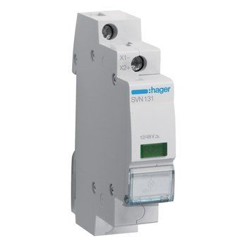Індикатор LED 12/48В зелений Hager SVN131 SVN131 фото