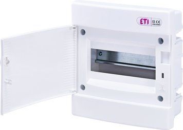 Щит 8 модулів ECM8PO внутрішній білі двері ETI 1101014 1101014 фото
