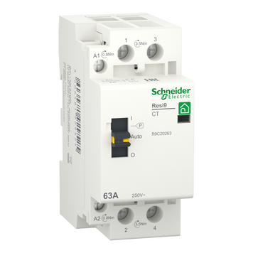 Контактор RESI9 1P+N 63A 2NO ~230В/50Гц Schneider Electric R9C20263 R9C20263 фото