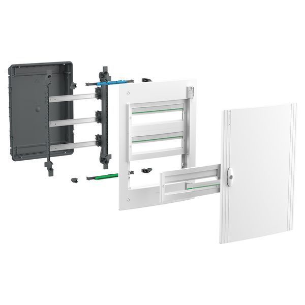 Щит 36 модулів врізний білі двері PrismaSeT XS Schneider Electric LVSXN218 LVSXN218 фото
