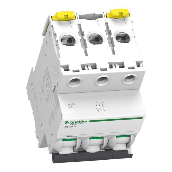 Автоматический выключатель Acti9 iC60N 3 полюса 40А C 6kA Schneider Electric A9F79340 A9F79340 фото