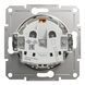 Розетка з з/к і кришкою без рамки біла Asfora Schneider Electric EPH3170121 EPH3170121 фото 5