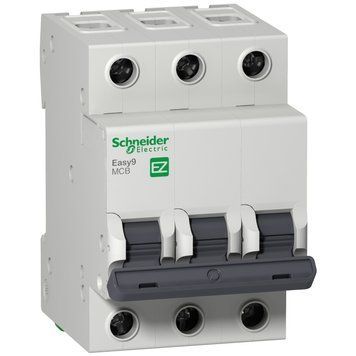 Автоматичний вимикач Easy9 3 полюси 20А C 4.5kA Schneider Electric EZ9F34320 EZ9F34320 фото