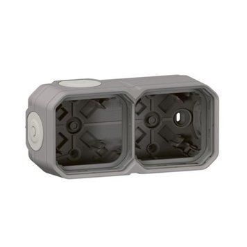 Коробка накладная 2-постовая серая IP55 Plexo Legrand 069672L 069672L фото