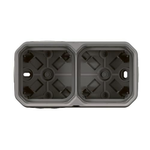 Коробка накладна 2-постова сіра IP55 Plexo Legrand 069672L 069672L фото