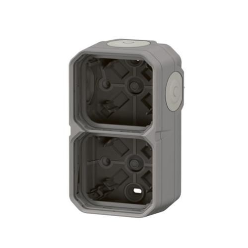 Коробка накладна 2-постова сіра IP55 Plexo Legrand 069672L 069672L фото
