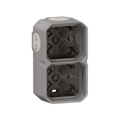Коробка накладна 2-постова сіра IP55 Plexo Legrand 069672L 069672L фото